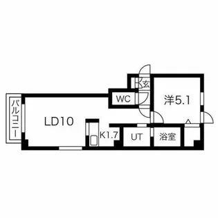 ラ・トゥール18【3階】の間取り