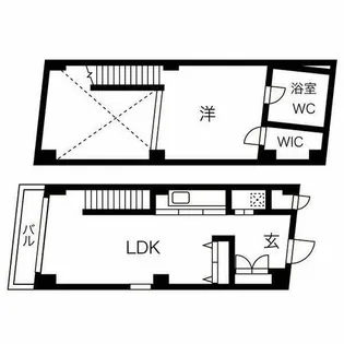 NBM則武【10階】の間取り