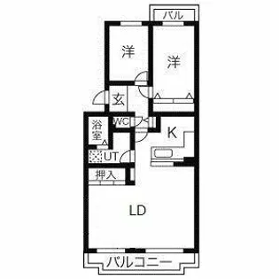 オーク・ヒルズ川名山【3階】の間取り
