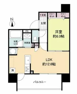 ブランシエスタ都島通【3階】の間取り