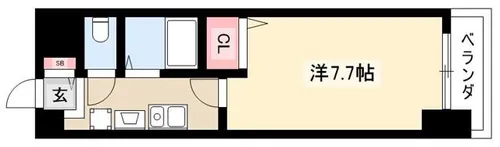 Deux mille deux【5階】の間取り