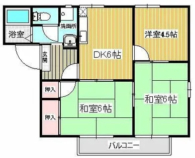フレグランス香椎参道【2階】の間取り