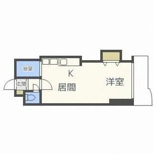 マーキーサッポロ(旧 ネスト大通16)【5階】の間取り