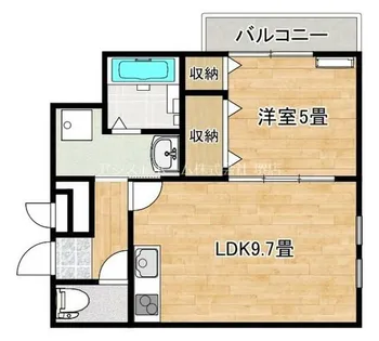 フジパレス諏訪ノ森Ⅲ番館【105号室】の間取り