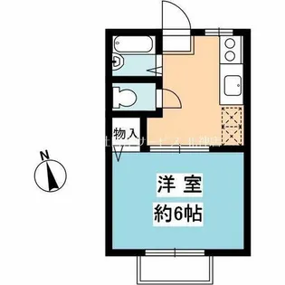 ブランシェ【205号室】の間取り