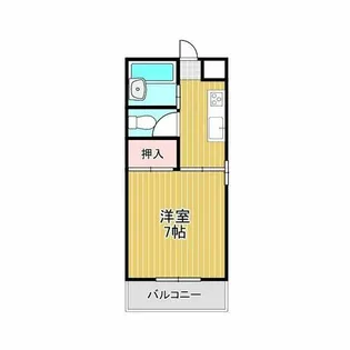 ハイツ林ケ丘【2階】の間取り