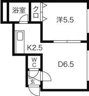 ル・ソレイユ【4階】の間取り