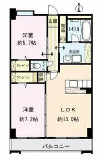 アルページュ【1階】の間取り