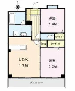 アルページュ【202号室】の間取り