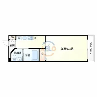 ESAKA EST24【4階】の間取り