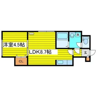 プランドール【2階】の間取り