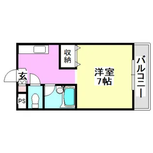 第35マンション【312号室】の間取り
