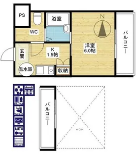 ハイムフィオリア【10階】の間取り