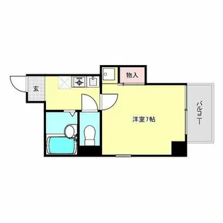 アンタンテ7th【5階】の間取り