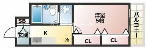 兵庫県尼崎市南塚口町3丁目【マンション】の間取り