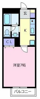 サーシアム【2階】の間取り