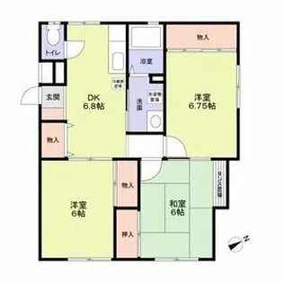 ハイツKOYAMA【2階】の間取り