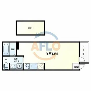 Nesta Residence大正【3階】の間取り