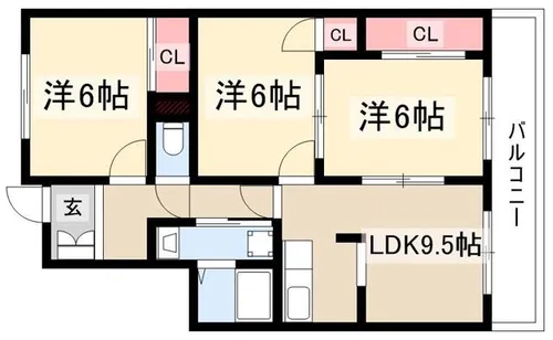 マンションFTY【0402号室】の間取り