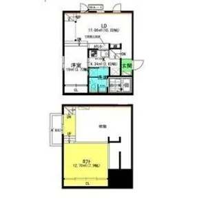 Gradito【1階】の間取り