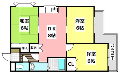 プリマベーラ【1階】の間取り