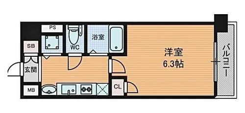 ライジングコート瑞穂通【10階】の間取り