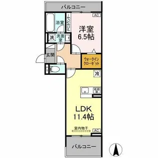 ヴェル・エリタージュ【2階】の間取り