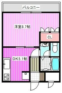 グレイス・ヒルズⅢ【1階】の間取り