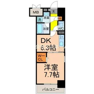 メイボートレス【2階】の間取り