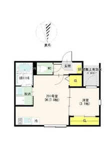 ハーモニーテラス内代町Ⅱ【2階】の間取り