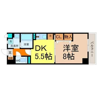 愛知県名古屋市中村区太閤通8丁目【マンション】の間取り