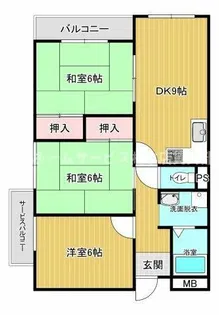 オリエンタルコート【60B号室】の間取り