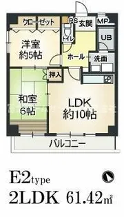 アンボジュール日愛【6階】の間取り