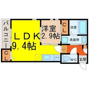 Grandticsunmaison新瑞(グランティックサンメゾン新瑞)【1階】の間取り