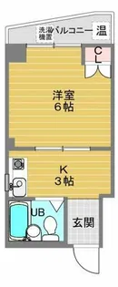 阿倍野橋山よしハイツ【0501号室】の間取り