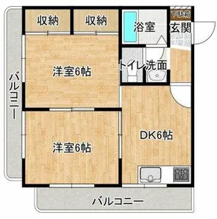 サンシャイン西宮【7階】の間取り