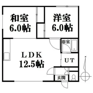 ハイツ宮森【2階】の間取り