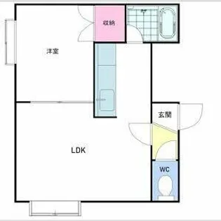 コンサドーレ元町【3階】の間取り