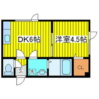ハニーハウス【3階】の間取り