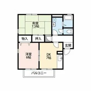 キャンサー336【2階】の間取り