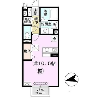 HITOMI DORMITORY【1階】の間取り