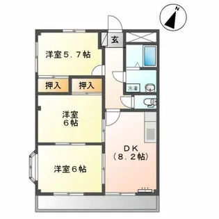 はっぴいはうす【2階】の間取り