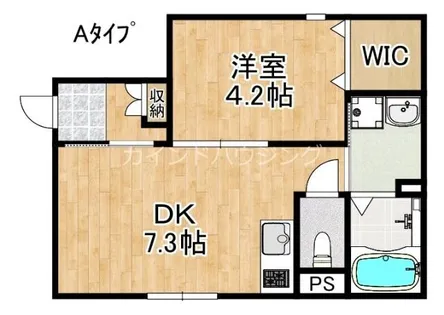 朝の春風とふんわりしっぽ【1階】の間取り