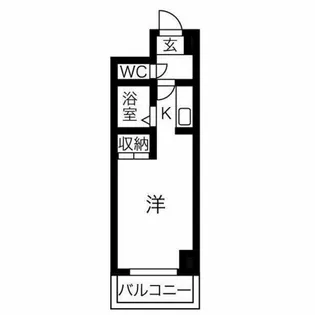 ビバリーヒルズ【609号室】の間取り
