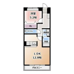 ブラウベルク【3階】の間取り