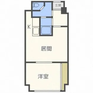 ブルースカイ月寒【402号室】の間取り