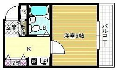 リバティコート【3階】の間取り