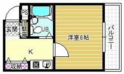 リバティコート【4階】の間取り