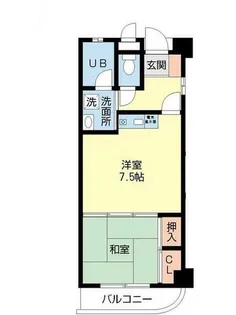 DSパークレジデンス大濠【0406号室】の間取り