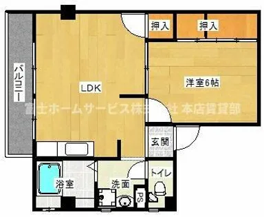 第5TYハイム【202号室】の間取り